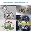 Loimon Sink Strainer Plug, 79mm 304 Stainless Steel Thickened Drain