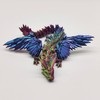 GemmiCho 3D Printed Dragon with Wings, Crystal 3D Printed Dragon,