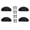 Yesmin 4 Pcs Half Moon Shaped Shell Handles,Kitchen Cabinet Drawers,Suitable