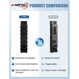 A-NAFTULY Left Driver Side Power Seat Switch Replacement for Ford Edge Escape Explorer Fusion Expedition F150, Lincoln & Mercury, Power Seat Adjustment Control Switch, 9L3T-14B709-FAW, 9L3Z-14A701-FB
