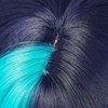 PWEINCY Black Blue Wig Kirara Hoshi 17.7 Inch Short Layered