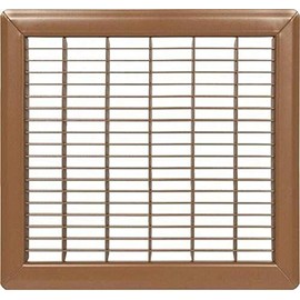 Imperial RG1199 Heavy Gauge Floor Return Air Grille, 8 x 14-Inch, Brown, 1-Pack