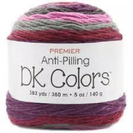 Premier Yarns #2 Premier Yarns DK COLORS - RANUNCULUS -  2 BALLS @ 383 YDS  EACH