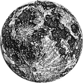 Silver Full Moon Token by Shire Post Mint