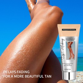 Beinabdeckstift,Sofortige Selbstbräunungscreme für Beine und Körper–Natürlich Aussehende Bräune Ohne Sonne, Feuchtigkeitsspendende Streifenfreies Auftragen für Einen Makellosen Bronzefarbenen Glanz