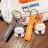 SPEEDYUNI Cat Butt Keychain with Lanyard and Cat Paw Charm,