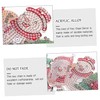 Operitacx 3 Sets Christmas Decor Key Chains Cartoon DIY Pendants