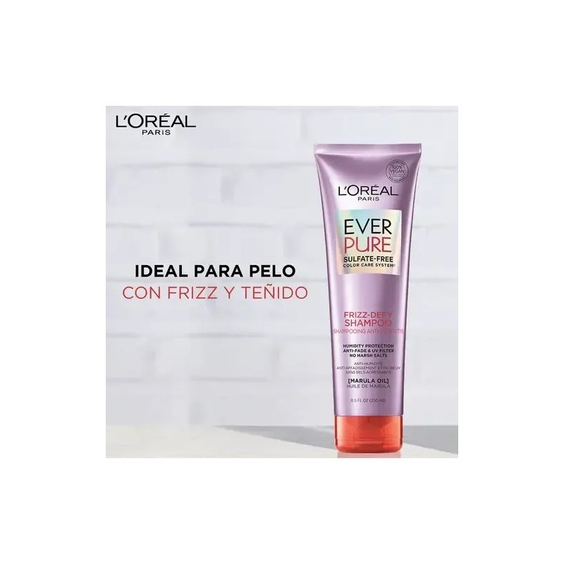 Kit Shampoo+acondicionador Everpure Frizz-defy L'oréal Paris