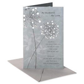 American Greetings Anniversary Card for Husband (Dandelions)