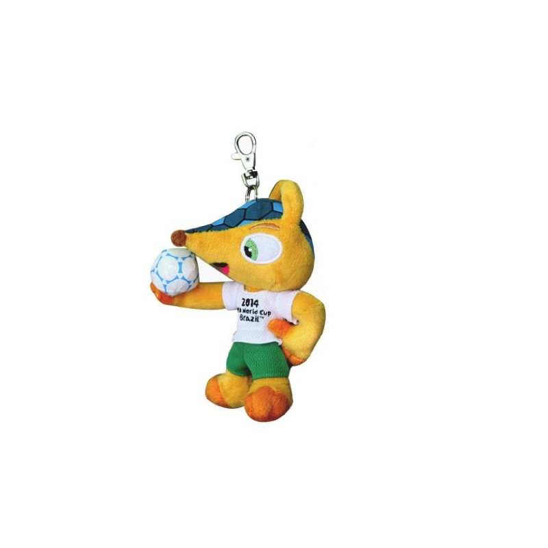Fuleco 13cm Fifa World Cup 2014 Plush with Keychain