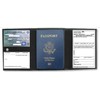  Pilot Wallet Passport Holder RFID Blocking Genuine Leather Materials