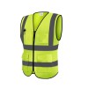 Unbranded Reflective Safety Vest High Visibility Construction Yellow Medium