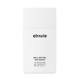 Partner_Reference Elravie Mela Return Spot Pore Care Sun Serum SPF50+ PA++++ 1 piece 50ml / 엘라비에 멜라리턴 기미 모공 케어 선세럼 SPF50+ PA++++ 1개 50ml