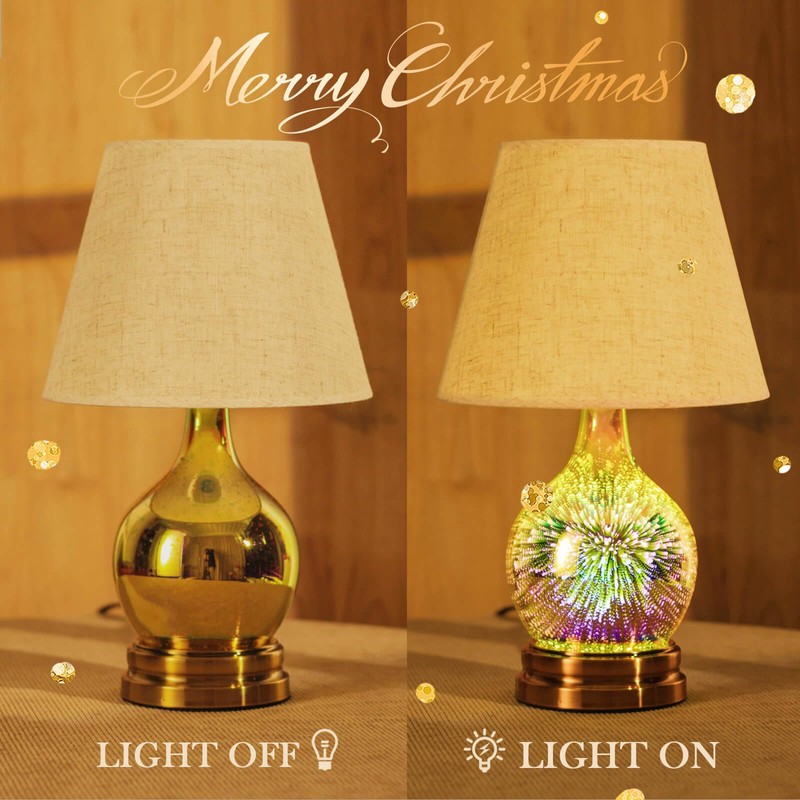 Porseme Table Lamp, Desk Lamp Bulb Included - Modern Lamp