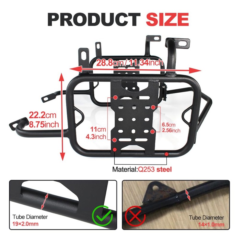 Xitomer Luggage Rack Fit for XL 750 Transalp 2023 2024