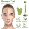 Jade Roller Set for Face, Gua Sha Stone Massage Set