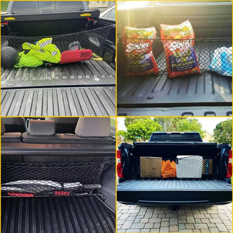 for Jeep Grand Cherokee Envelope Style Truck Bed Cargo Net