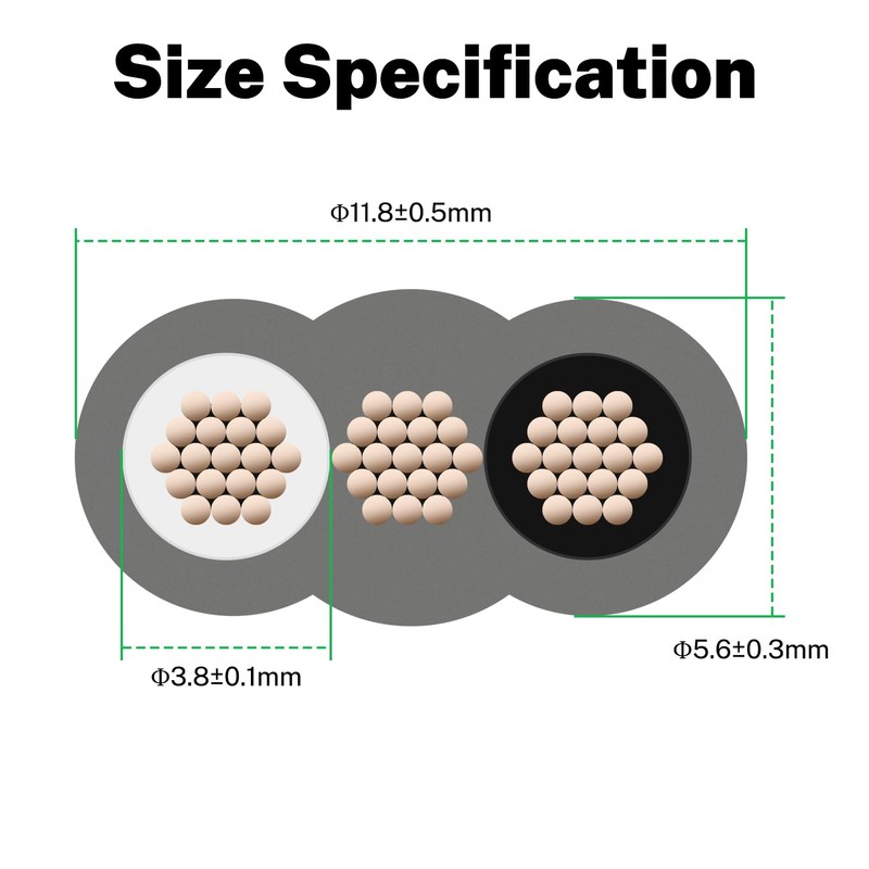 FIRMERST 12/2 UF Wire Outdoor Direct Burial Stranded Copper Cable