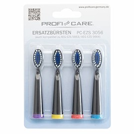 ProfiCare Accessory Set for PC-EZS 3056 Replacement Toothbrushes Pack of 4