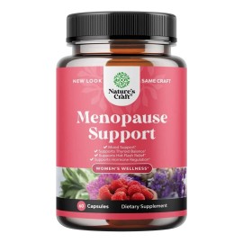 Suplementos Para La Menopausia Para Mujer 60 Caps. Hecho Usa Sabor Sn                                                                                 