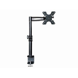 Monoprice 2 Way Adjustable Tilting Desk Mount Bracket for LCD LED (Max 33Lbs, 13~30inch) - Black