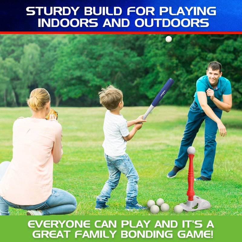 EagleStone T Ball Sets for Kids 3-5, 5-8, Tee Ball