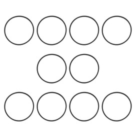 ECSiNG Pack of 10 Carburettor Float Seal O-Ring 43 mm Inner Diameter 46.2 mm Outer Diameter Rubber Seal for Lawnmower Carburettor Compatible with Briggs & Stratton 693981 280492
