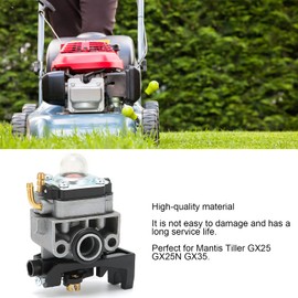 Cikonielf Replacement Carburetor Fit For Mantis Tiller Gx25 Gx25n Gx35 Trimmer Bush Cutter Parts Garden Tool Lawn Mower Replacement Accessories