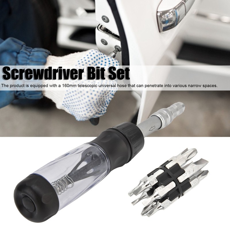 Screwdriver Bit Set Chromium Vanadium Alloy Steel Bit with Universal
