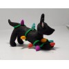 Celtic Forest Clay German Shepherd black Christmas Ornament TANGLED IN