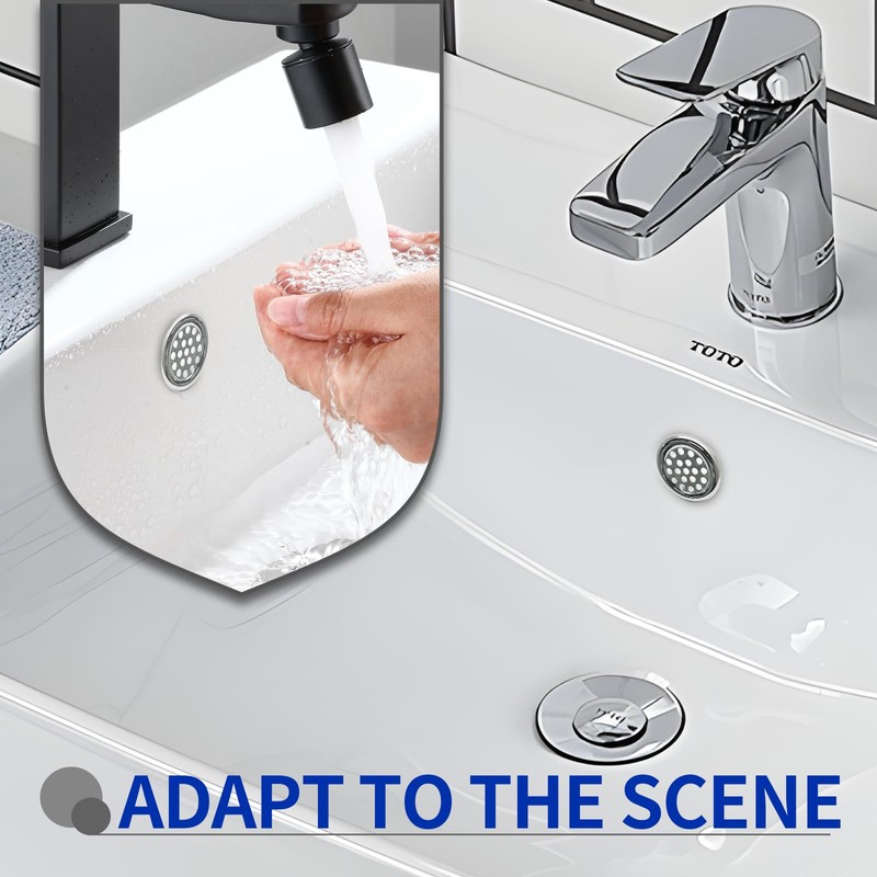 Seimneire 3pcs Plastic Sink Overflow Trim Ring Basin Overflow Ring,