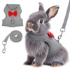 Rabbit Harness and Leash Set,Bunny Leash for Walking Escape Proof,Bunny
