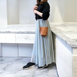 mauve Bucket Type Smartphone Shoulder Women's Sub Bag, With Dividers, Adjustable Length, Lightweight, Casual, Smaller, Mini Bag, Camel, M