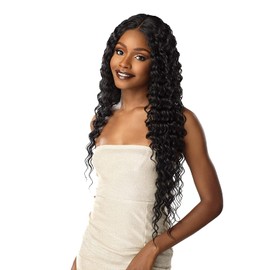 Sensationnel Butta Lace Wigs - Unit 15 Extra Wide 5 Inch Deep Parting Synthetic Preplucked Hairline Glueless Lacefront (BALAYAGEGOLD)