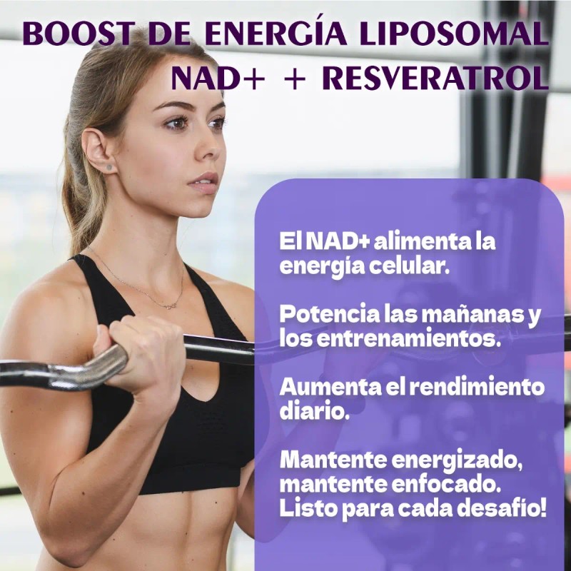Nad+ Gotas Nr Nicotinamida Ribosa Antioxidante Mujer Hombre
