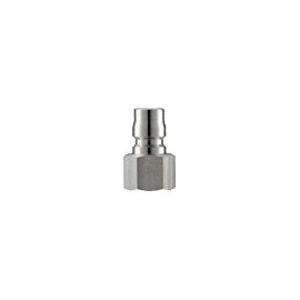 Knack Quick Coupling, TL Type, Stainless Steel, For Male Screw Mounting