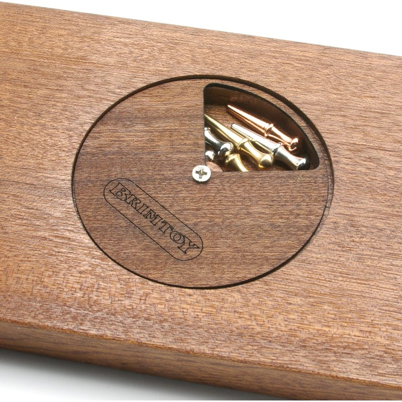 Brimtoy 5 track hardwood continuous cribbage board