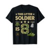 8 Year Old Soldier Tshirt Birthday Boy 8th Birthday Kids