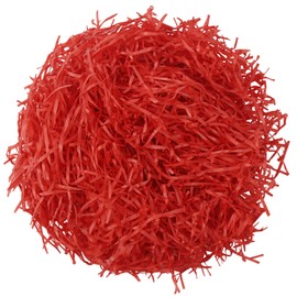 DIYASY Christmas Red Shredded Paper for Gift Box,1/2 LB Easter Grass Basket Filler Crinkle Cut Tissue Paper for DIY Gift Box Packaging