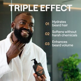 WONDER FAMILY WONDER FAMILY Beard Conditioner for Men - Conditioner Men Beard Softener for Men - Part of a Beard Care Kit for Men along with Beard Oil, Beard Balm, Beard Wash - Sandalwood Beard Conditioner 5 Oz