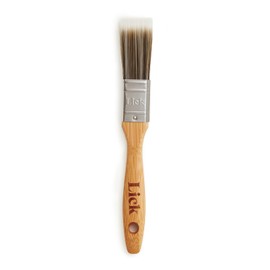 Lick 1 inch Bamboo Flat Paint Brush – Soft Paint Brush, Sustainable, Bamboo, Professional Flat Brush, Recycled Steel Handle, 1-inch Bristle Brush