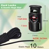 10 Meter 3mm(1/8Inch) Elastic Bungee Shock Cord Stretch String, 25