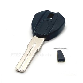 ETRZ-Direct: 1 Motorcycle Key Blank Blade with Special T5 Transponder Cloning Chip. Cloning Key. Compatible with: Ducati # 59840341A. 696 796 848 EVO Monster Streetfighter.