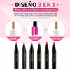 6 Piezas Pen Esmalte de Esmalte de Uñas, Rotuladores de