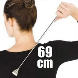 Out of the blue 61/1968 extendable metal back scratches with rubberized handle, 25 pieces in the display, approximately 69 cm