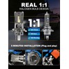 rimthin H4/9003 Fog Light Bulbs, 32,000LM Super Bright 1:1 Mini