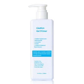 Conductive Gel - Hyaluronic Acid Niacinamide Leave-On Primer Gel Conductor Serum for Microcurrent and Radio Frequency Facial Machine Device - Hydrating & Nourishing & Revitalizing Facial Gel - 500mL
