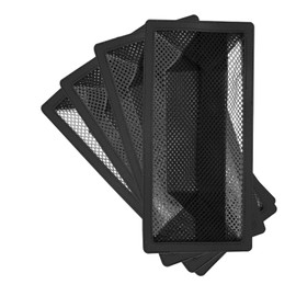 Floor Register Cover Trap, Floor Air Vent Cover Screen for Home Air Vent Filters 4-Pack Floor Vent Mesh Filters Net Trap (Trap 4x10 4-PCS)