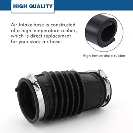 Air Intake Hose Compatible with Honda CRV 2.4L 2015-2016 - Intake Filter Tube Replaces # 17228-5LA-A00 - Air Intake Duct Tube Boot