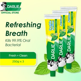 Darlie [Value Bundle] DARLIE Double Action Freshness Toothpaste (assorted) 250g/200g/180g/160g x3
